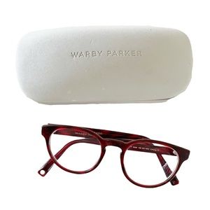 Warby Parker Red Round Percey 608 48-20-140
